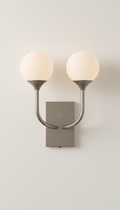 Brushed Metal Smart Wall Sconce