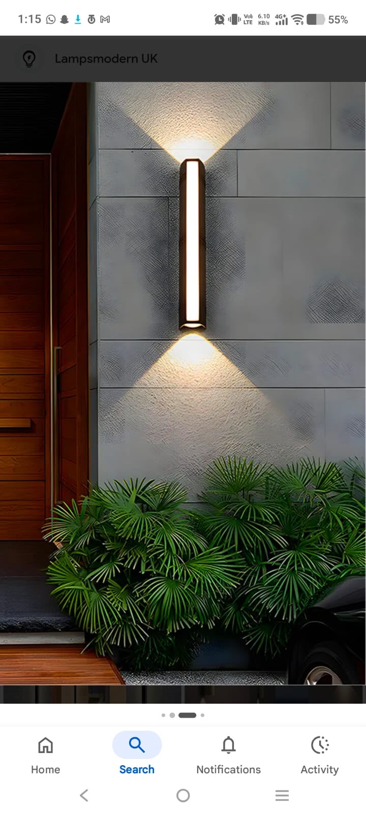 Sunshine Traders - Double Head COB Ceiling Light
